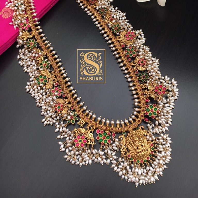 Decorative Temple Necklace From Shaburis