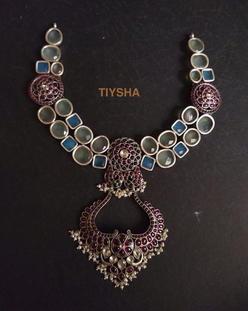 Handcrafted Silver Necklace From Tiysha