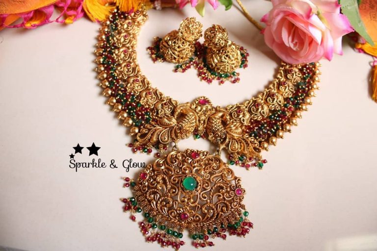 Exquisite Antique Necklace set from Sparkles by Archana