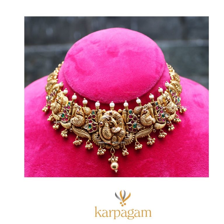 Gorgeous Choker from Karpagam Jewellers