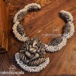 Silver Ganesh Necklace from Nakoda Payals Jewellery
