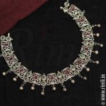 Antique Silver Necklace by Rimli Boutique