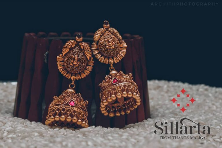 Stunning Jhumkas by the Brand Sillarta