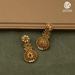 Gold Filigree Earrings with Floral Accents by Azvavows