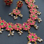 Gold Plated Necklace Set by Aadyaa Originals