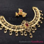 Pearls and Diamond Necklace Set from Kundhana Jewellery