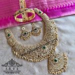 Lovely Necklace Earrings and Bangles Set