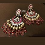 Chandbali Earrings by Lotus Silver Jewellery
