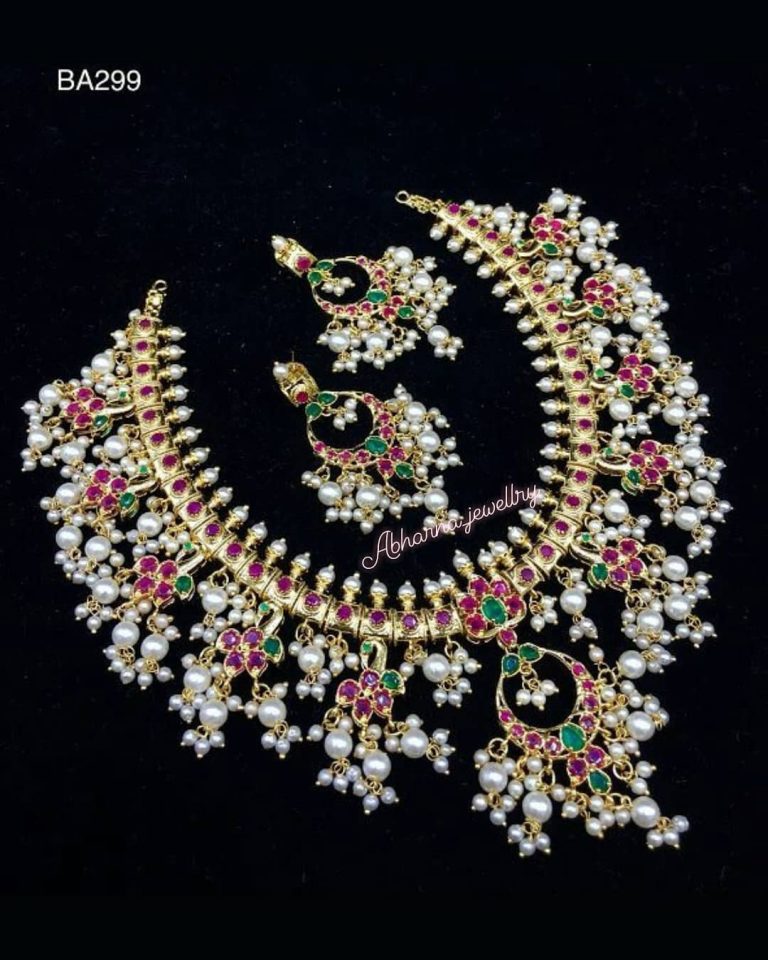 pure-silver-gold-polished-guttupusallu-set-with-semi-precious-stones