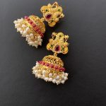 Gold Plated Silver Antique Jhumkas