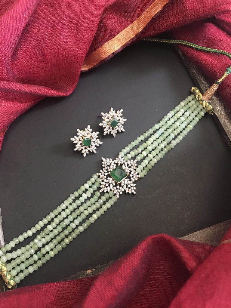 Green-Beaded-Choker-Set-01