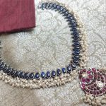 Kemp and Pearl Silver Necklace