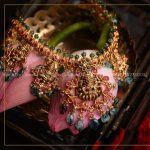 Gold and Ruby Studded Emerald Necklace