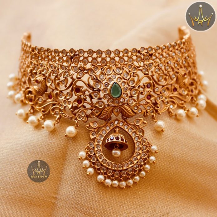 Imitation Choker Necklace South India Jewels