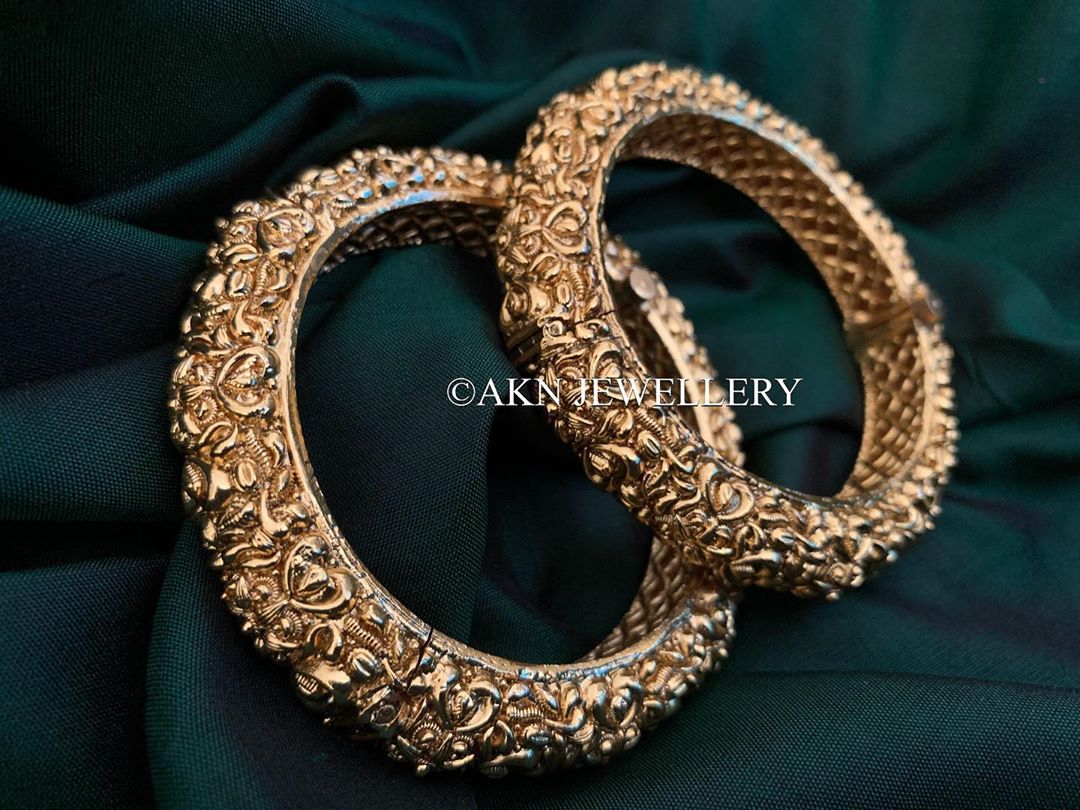 large-statement-gold-lock-bangles