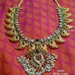 Peacock Design Guttapusalu Necklace