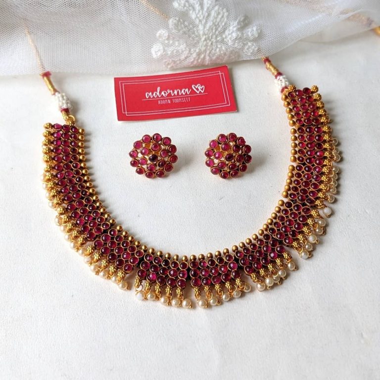 ruby-stone-pearls-necklace