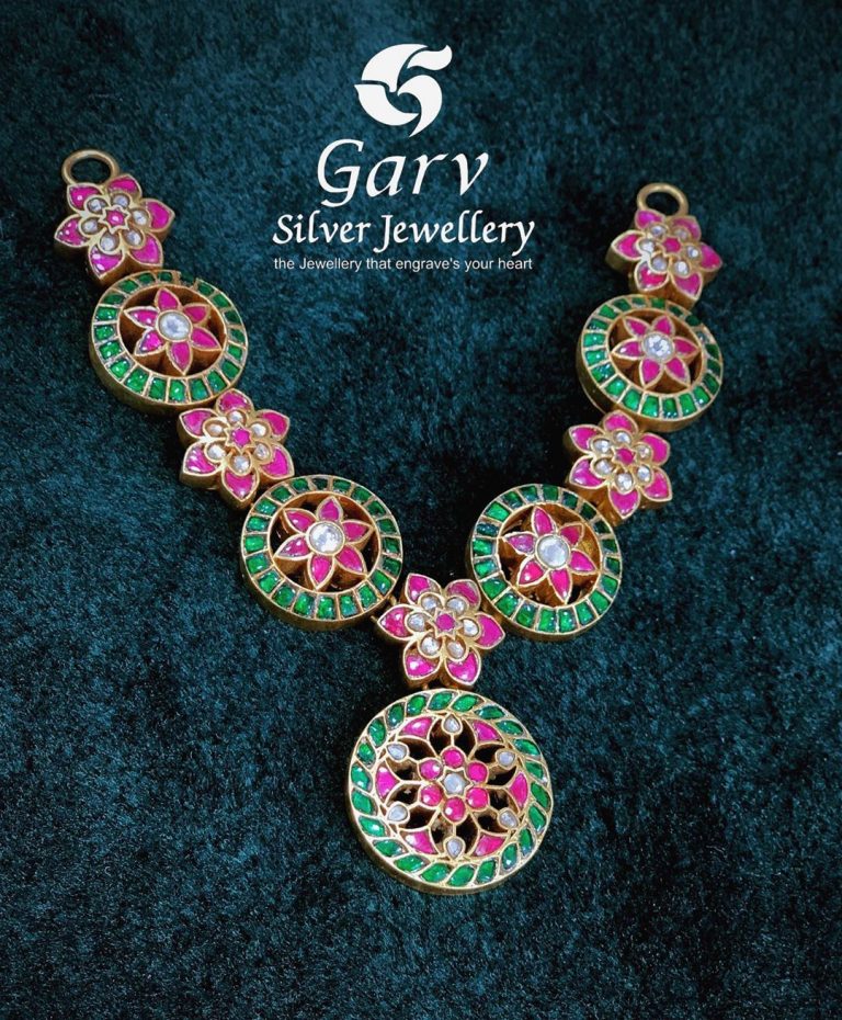 silver-gold-plated-kundan-necklace