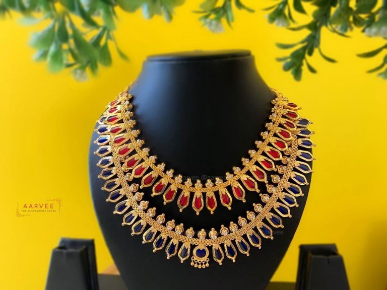 kerala-style-double-layer-necklace