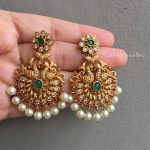 Peacock Stone Earrings