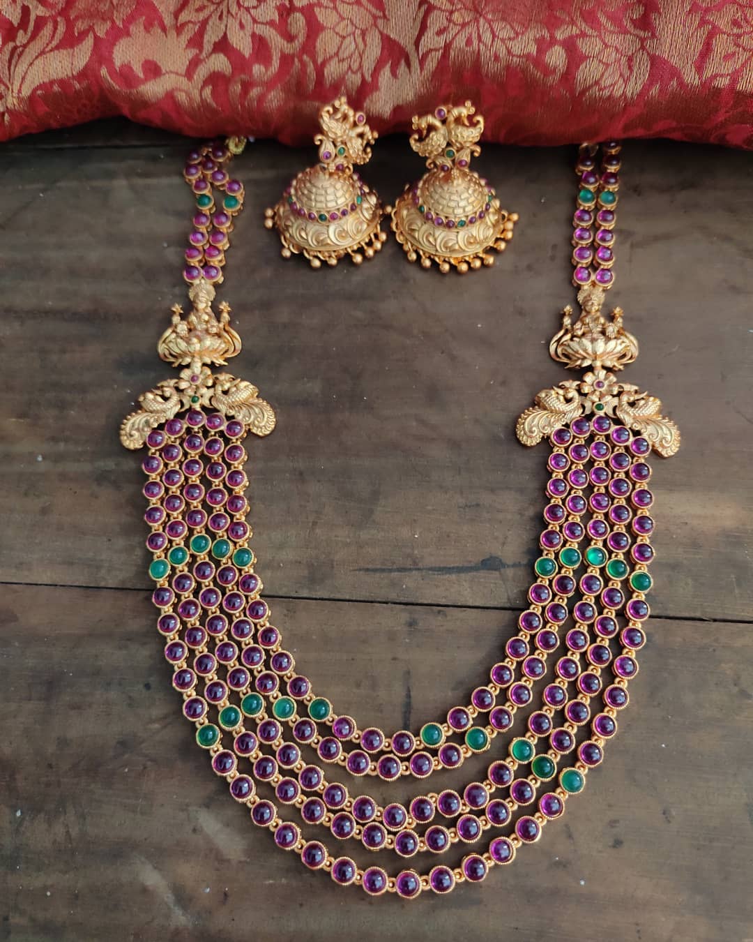 lakshmi-kemp-layered-necklace-jhumkas