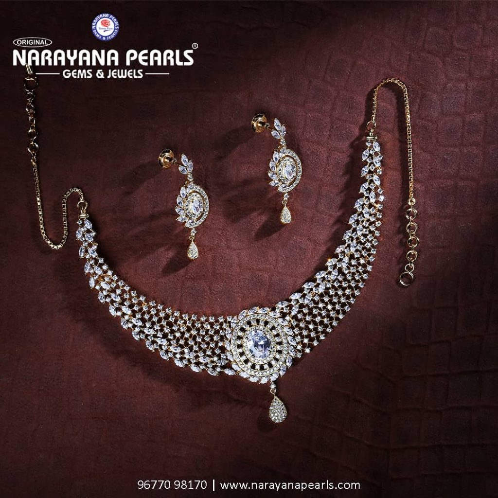 Bling Fashion Necklace Set - South India Jewels