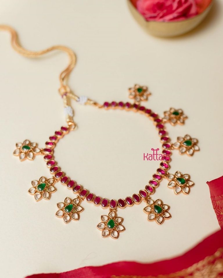 ruby-floral-white-stone-necklace-set-earrings