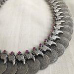 Lakshmi Coin Silver Necklace