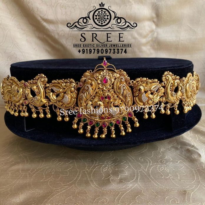 Nakashi Bridal Hip Belt - South India Jewels