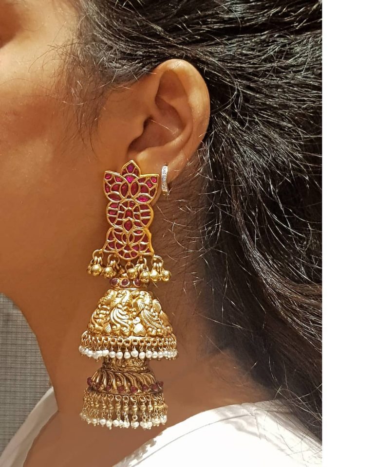 semi-precious-rubies-double-layer-jhumkas