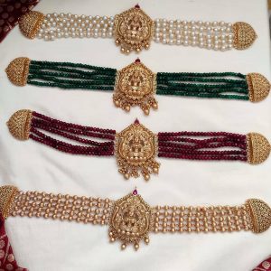 Beads Temple Choker Necklace Collection - South India Jewels