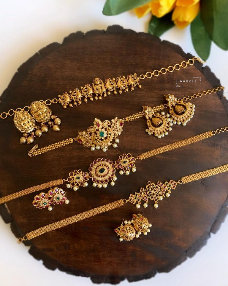 close-neck-antique-choker-necklace-sets