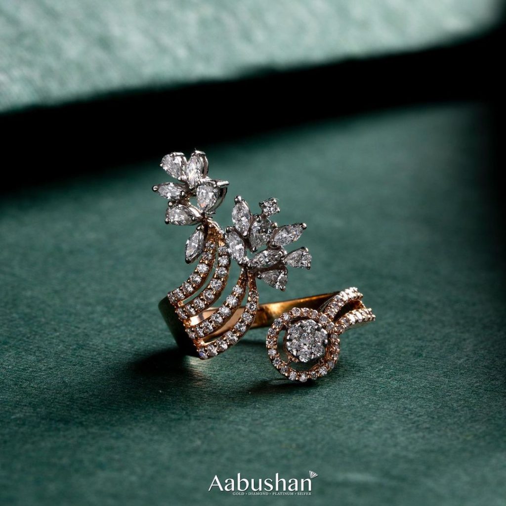 Engagement Bridal Diamond Ring - South India Jewels
