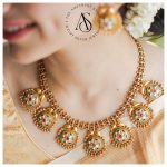 Silver Gold Plated Necklace Set