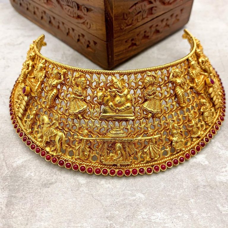 gold-plated-silver-broad-choker