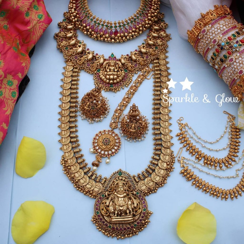 Imitation Bridal Jewellery Set - South India Jewels