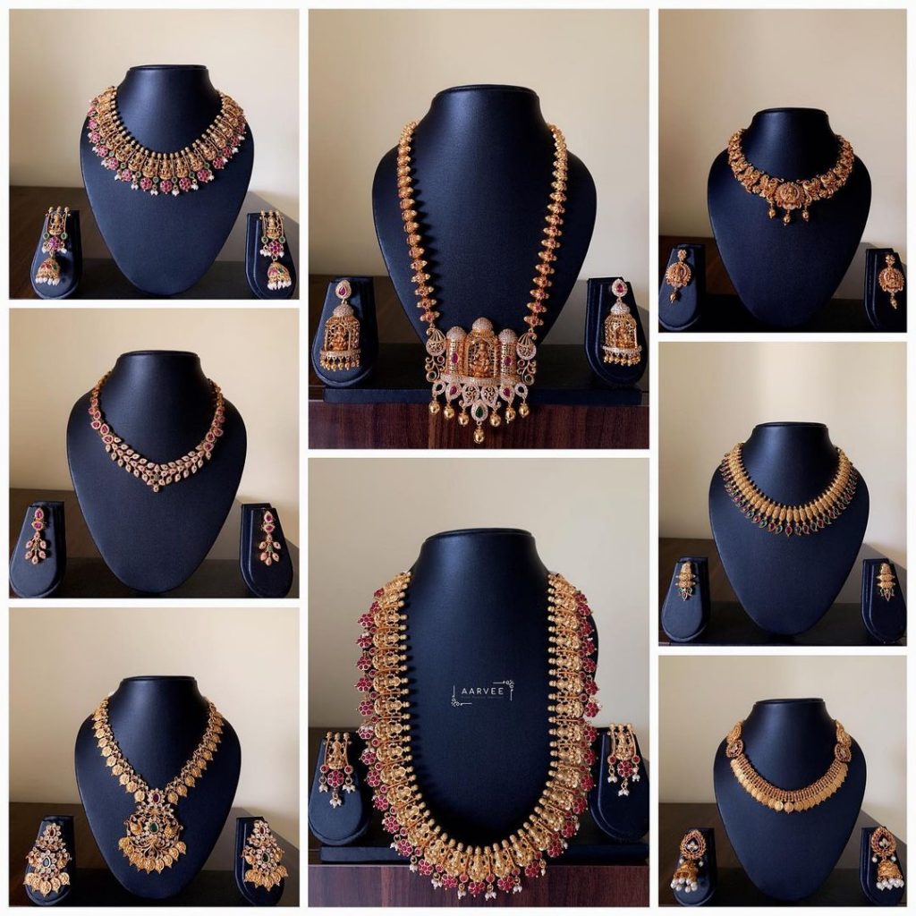 Imitation Necklace Collection South India Jewels