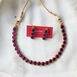Purple Kemp Necklace Set