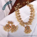 Classic Traditional Guttapusalu Statement Necklace By Narayana Pearls!