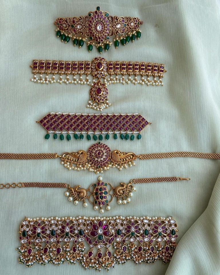antique-style-choker-necklace-designs
