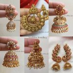 Temple Design Jhumka Collection By Kruthika Jewellers
