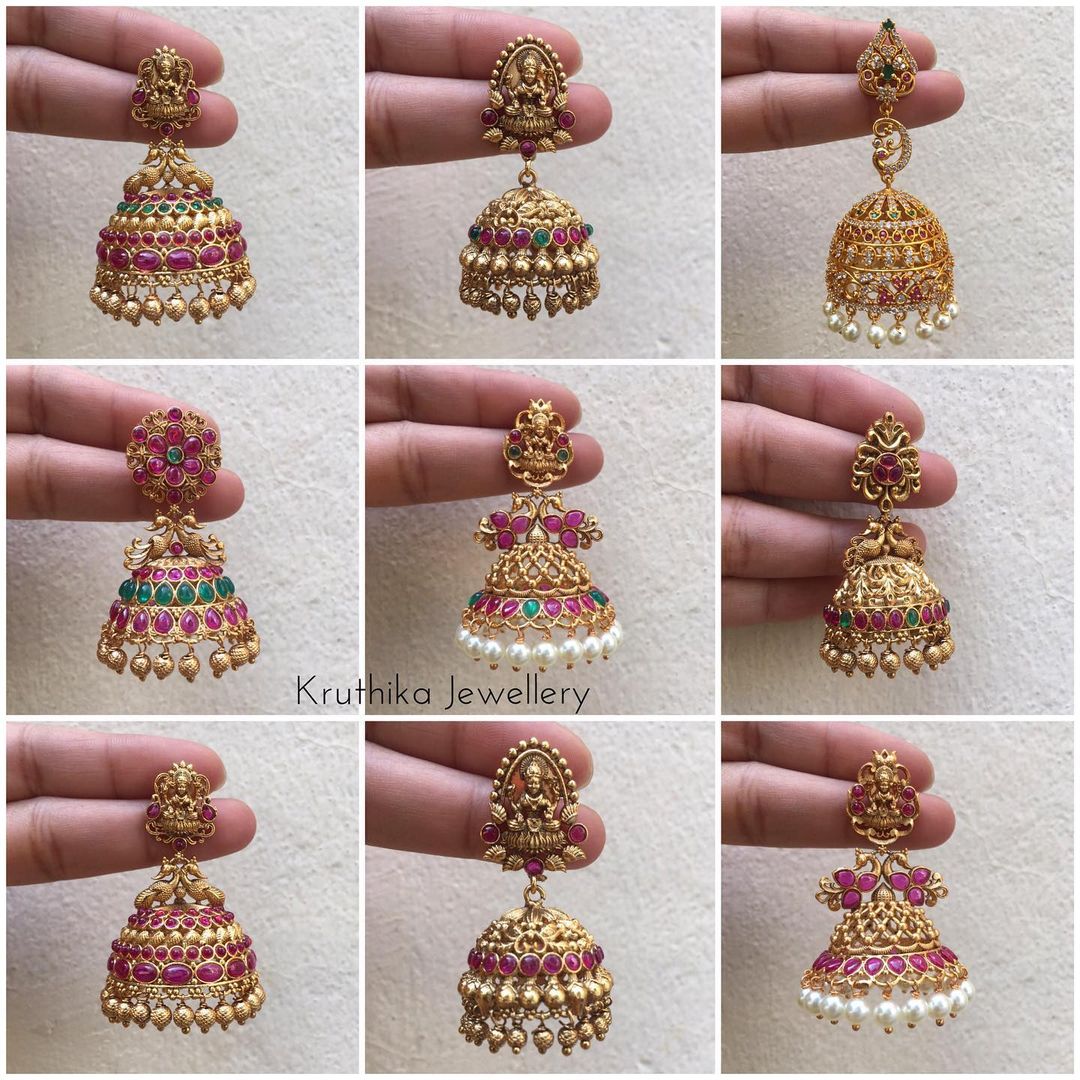 traditional-south-indian-jhumkas