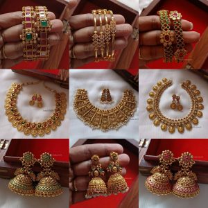 Antique Temple Design Jewellery Sets By The South India Jewels!