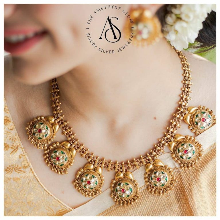 meenakari-gold-plated-choker-haram