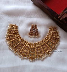 Traditional Lakshmi Design Choker By South India Jewels!!