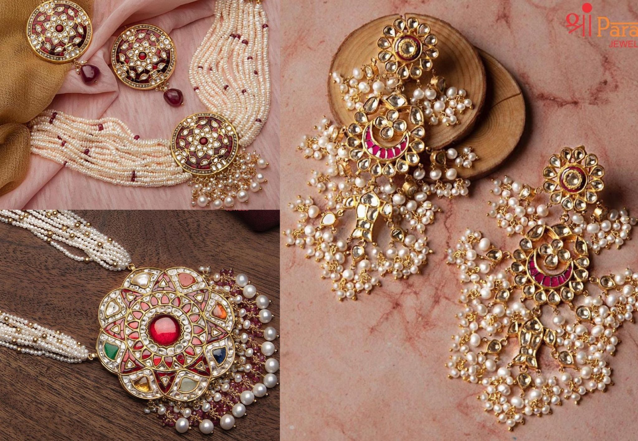 Exclusive Pearls And Kemp Stones Collection From Shri Paramani Jewels!