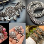 Stone Studded Antique Silver Collection From Jhaanjhariya
