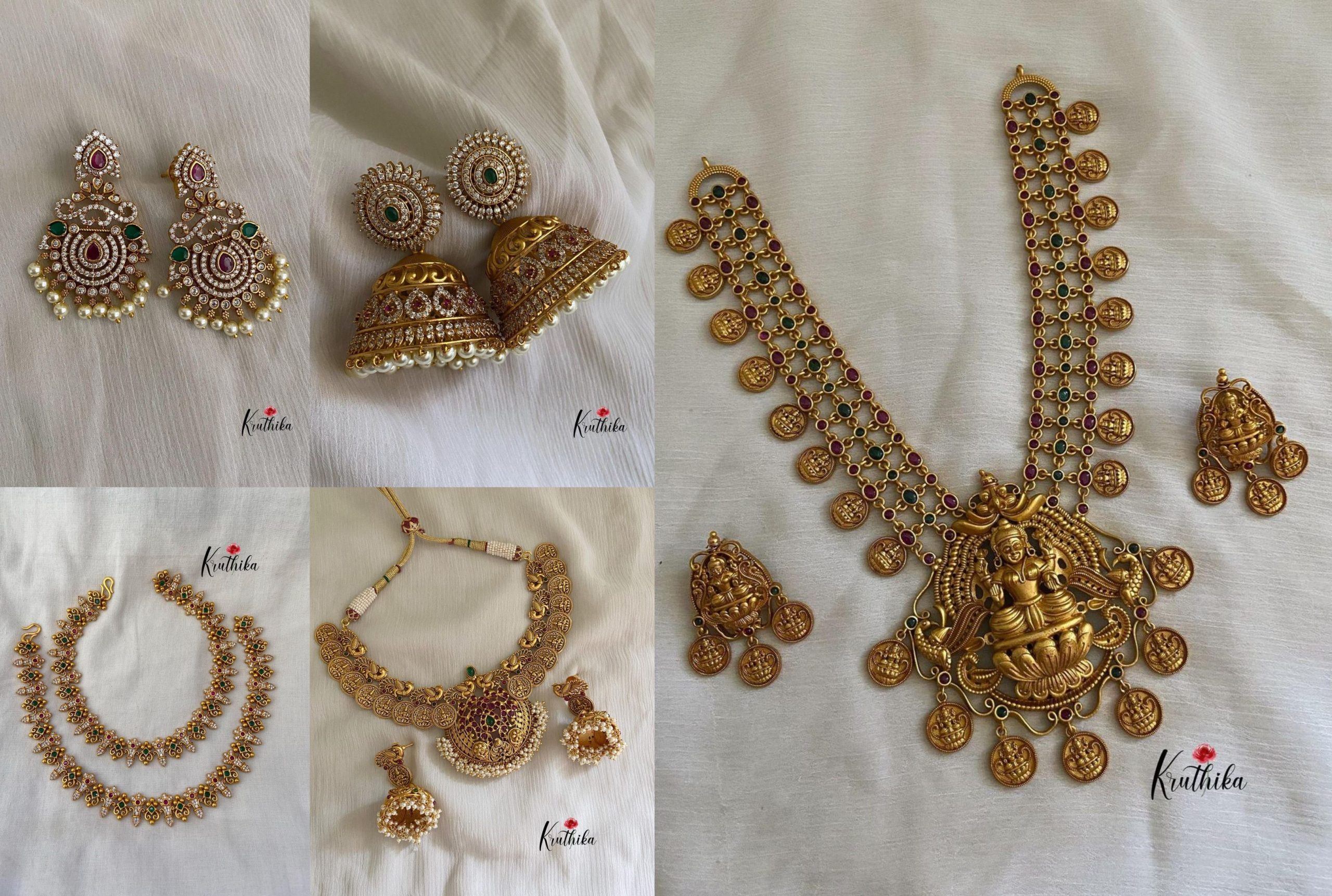 Trendy Yet Traditional Jewellery Collection By Kruthika Jewellery!