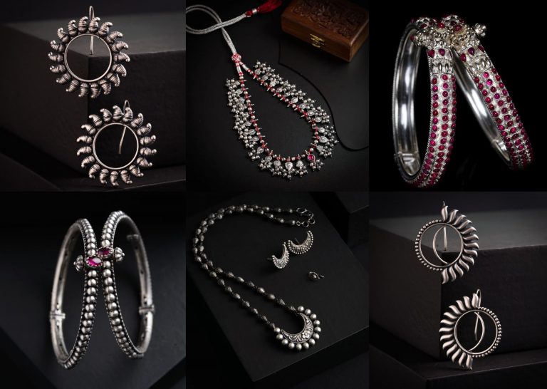 Stunning Silver Jewellery Collection From The House Of Aadyaa!