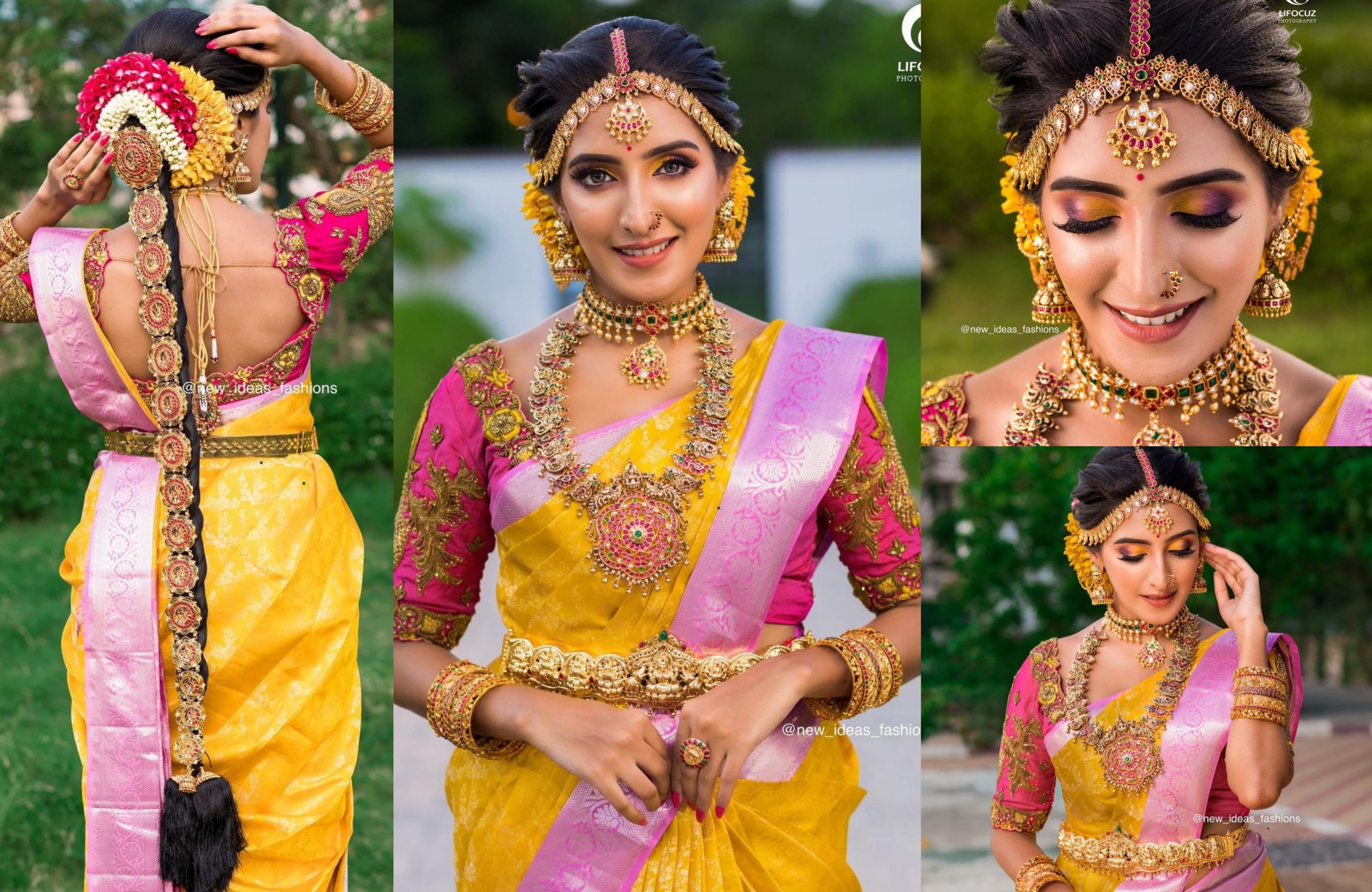 Traditional Bridal Jewellery Set With Hair Accessories On Rent